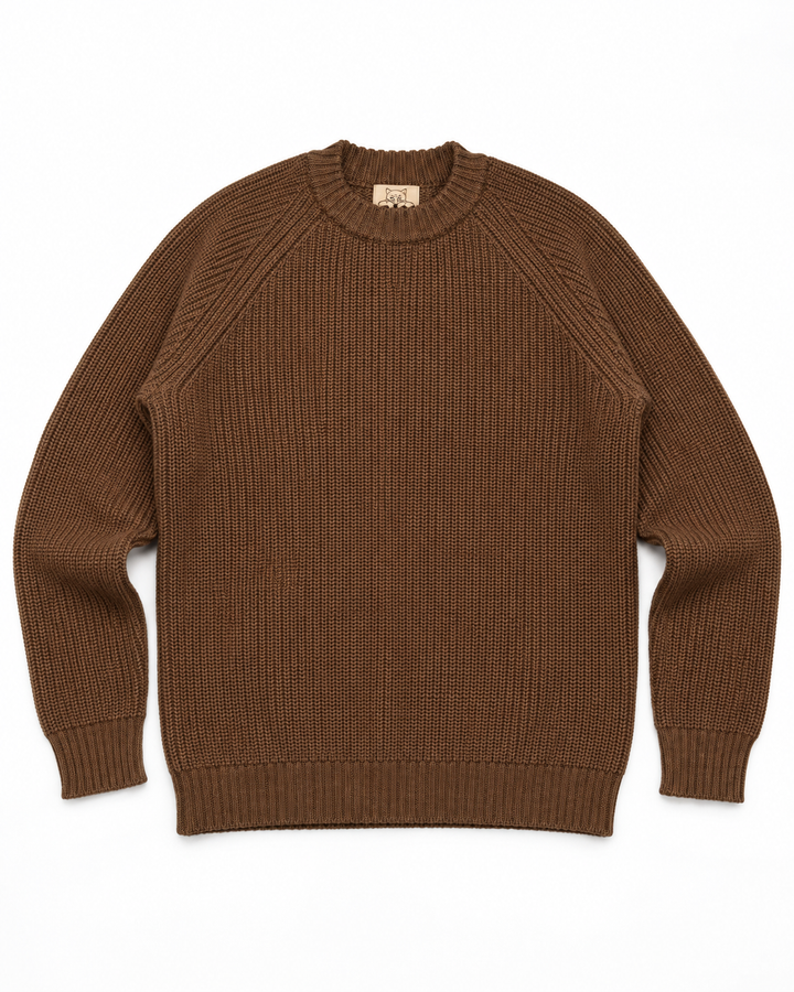 Rebel Crewneck in Tobacco