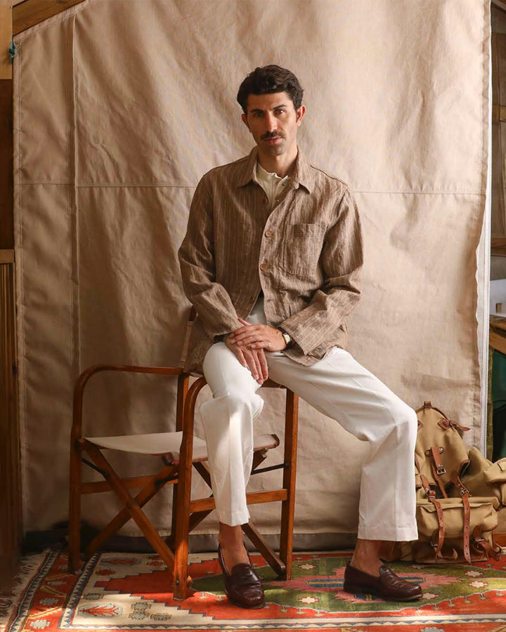 The Creek Overshirt in Beige