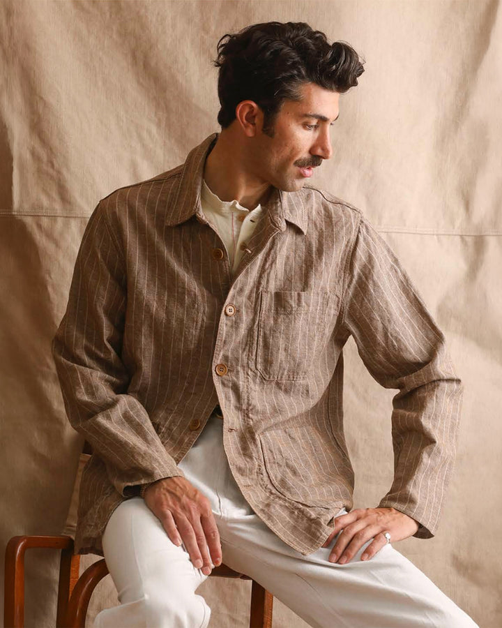 The Creek Overshirt in Beige