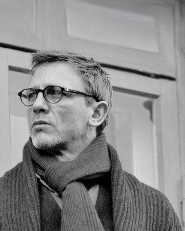 Wide Rib Shawl Cardigan In Dark Tan