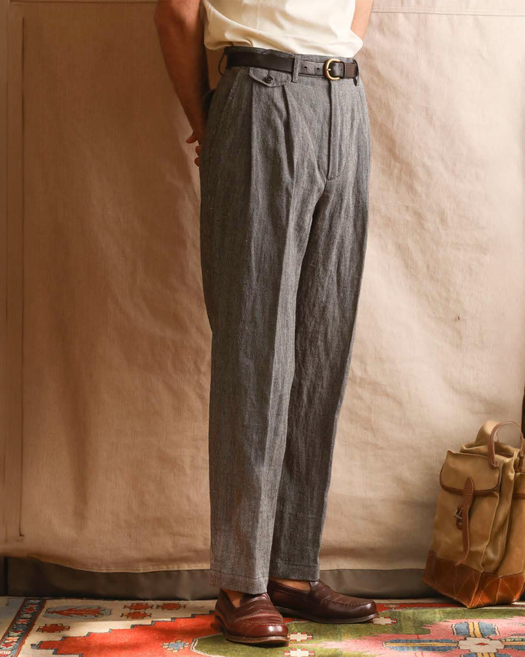 Enfield Herringbone Pants
