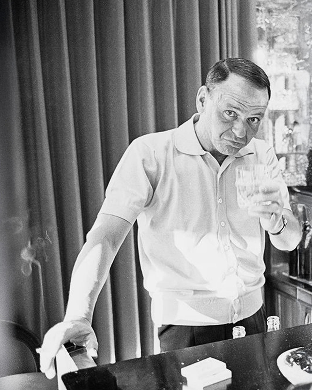 The Voice Polo Shirt in Navy Mako Cotton