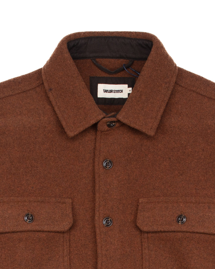 The Ranger Shirt in Tarnished Copper Blanket Stripe #1585