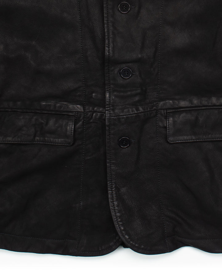 Survey Leather Blazer #1594