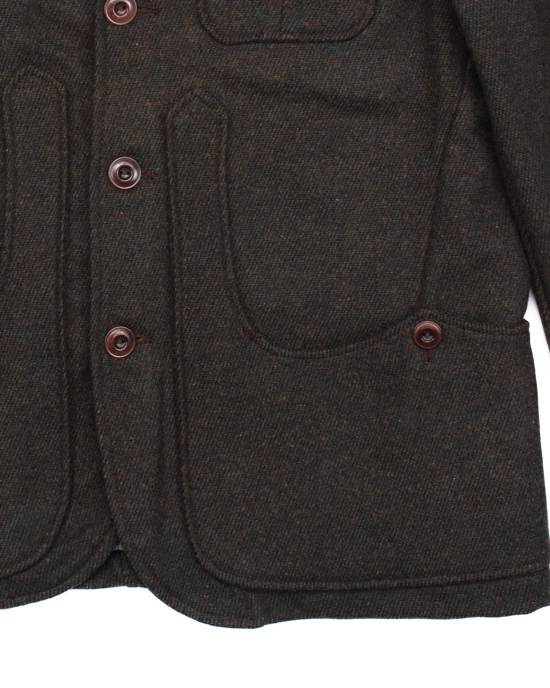 The Iconic Jacket in Green Tweed #1601