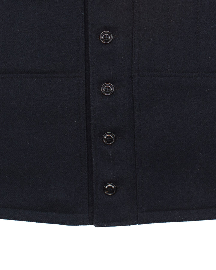 Mackinaw Wool Vest in Navy #1635