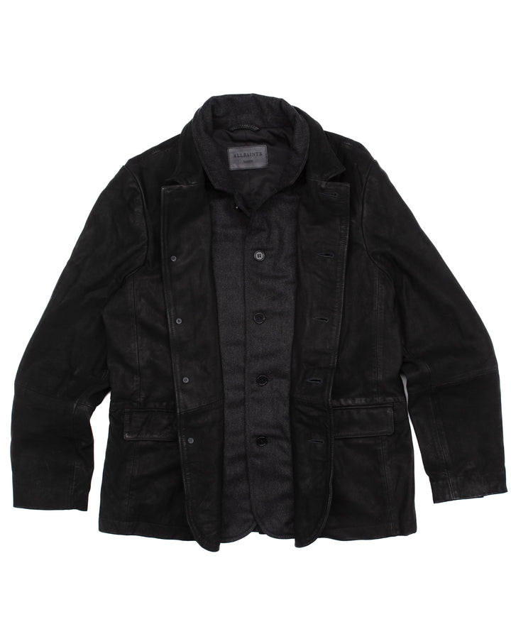 Survey Leather Blazer #1594