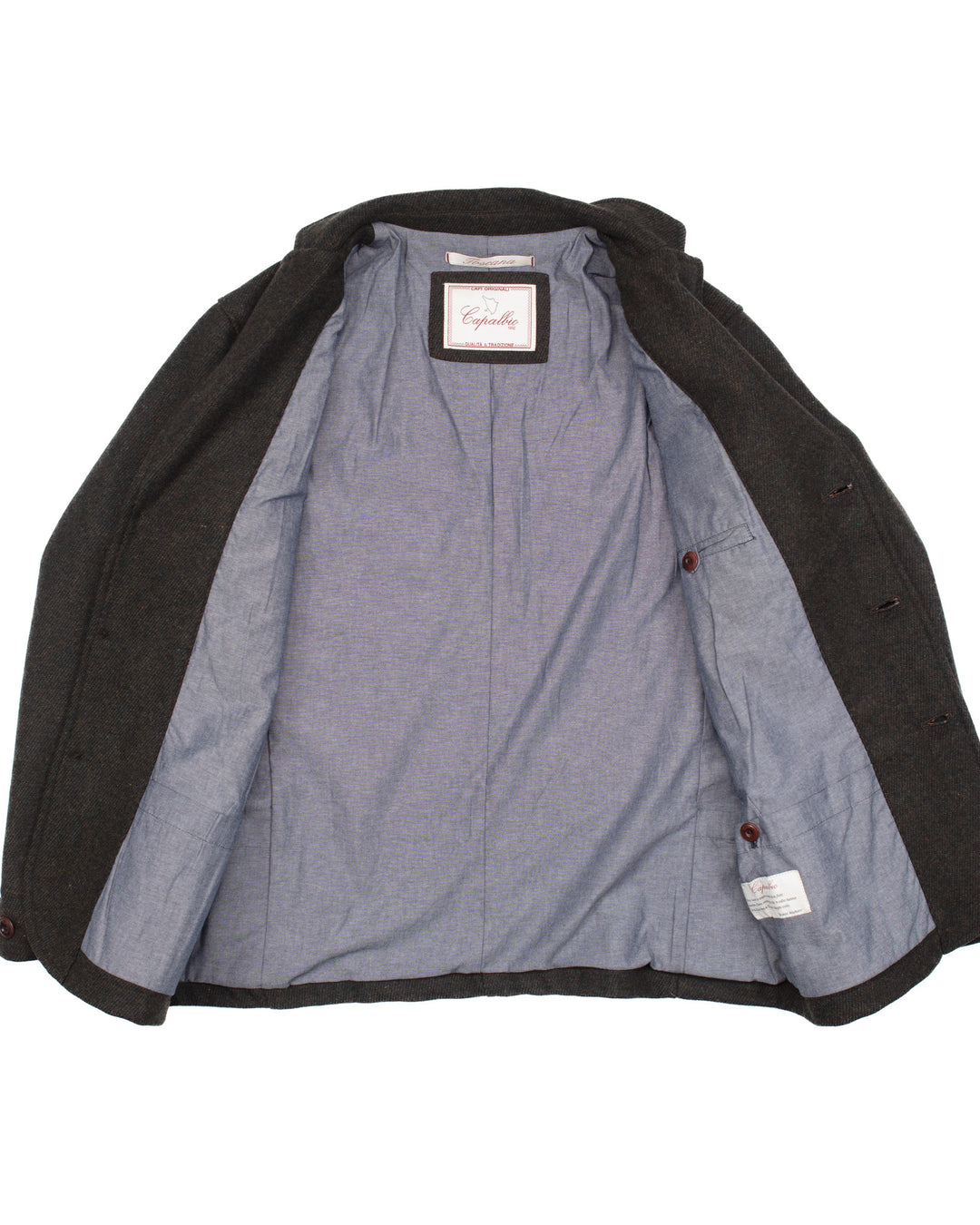 The Iconic Jacket in Green Tweed #1601