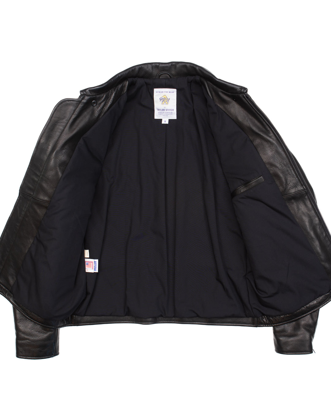 Moto Jacket in Black Steerhide #1615
