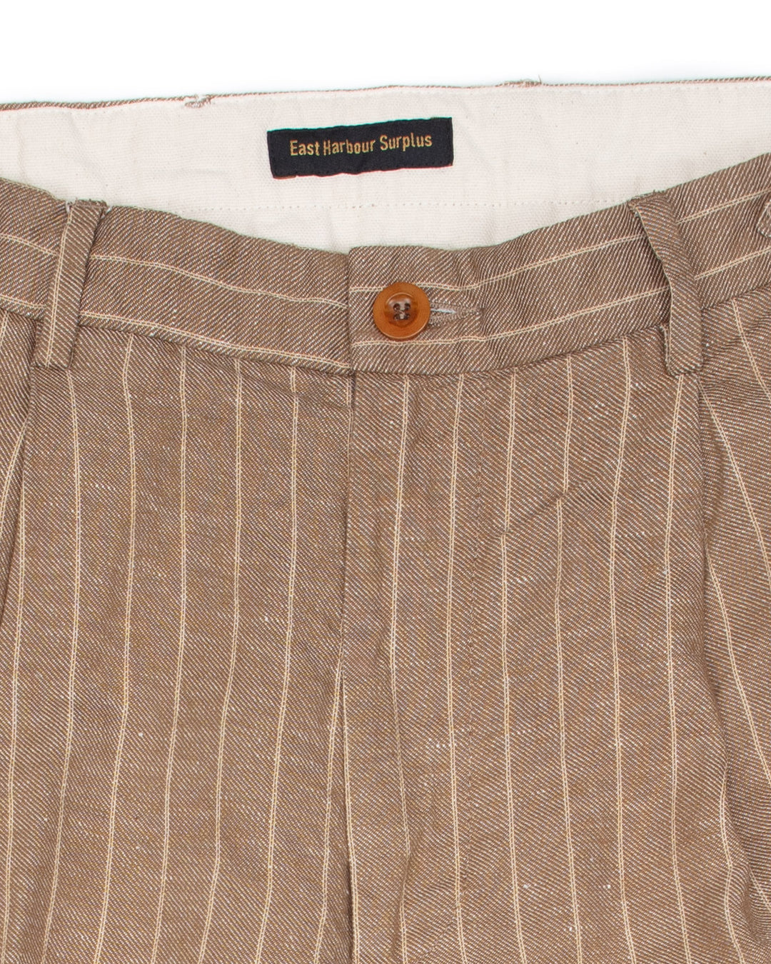 Wyatt Pinstripe Pants in Beige Stripe