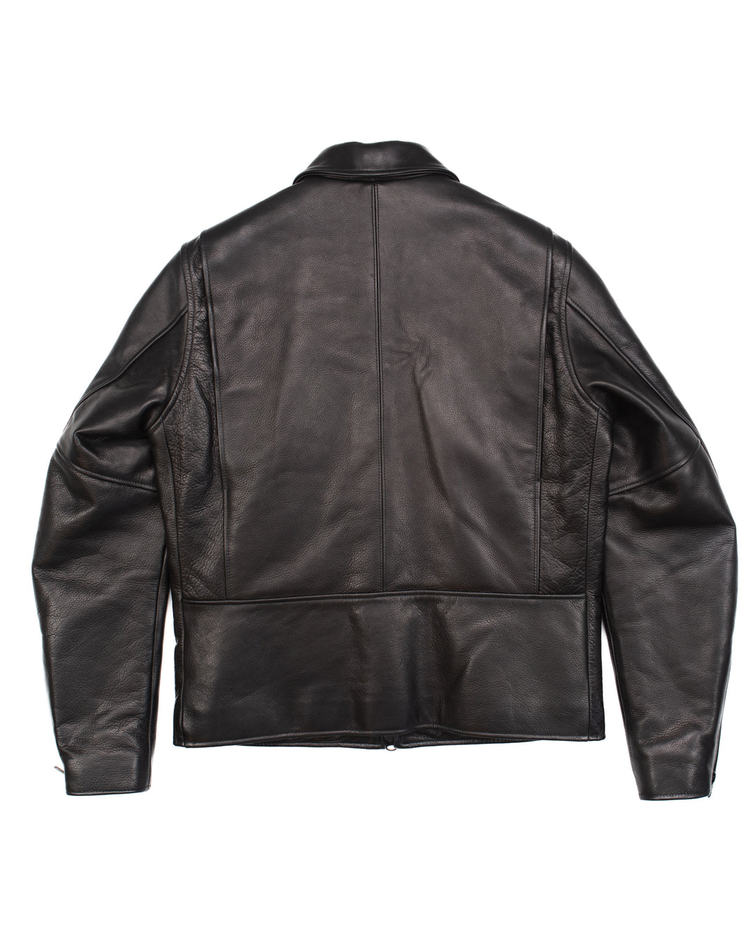 Moto Jacket in Black Steerhide #1615