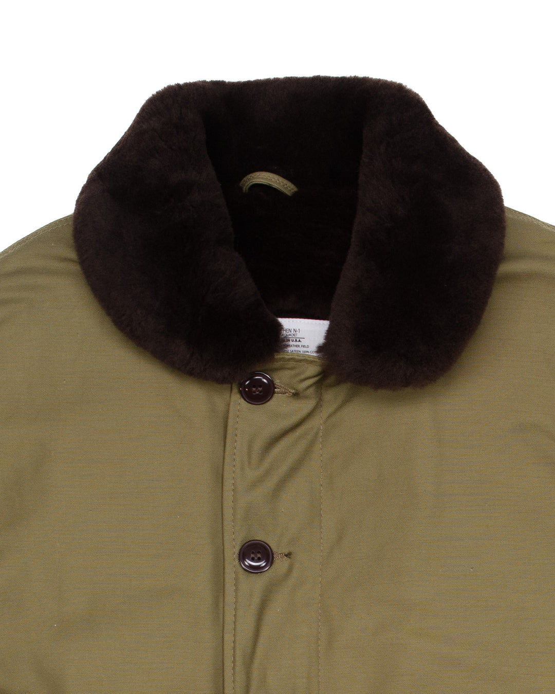 N1 Deck Jacket in Olive #1654