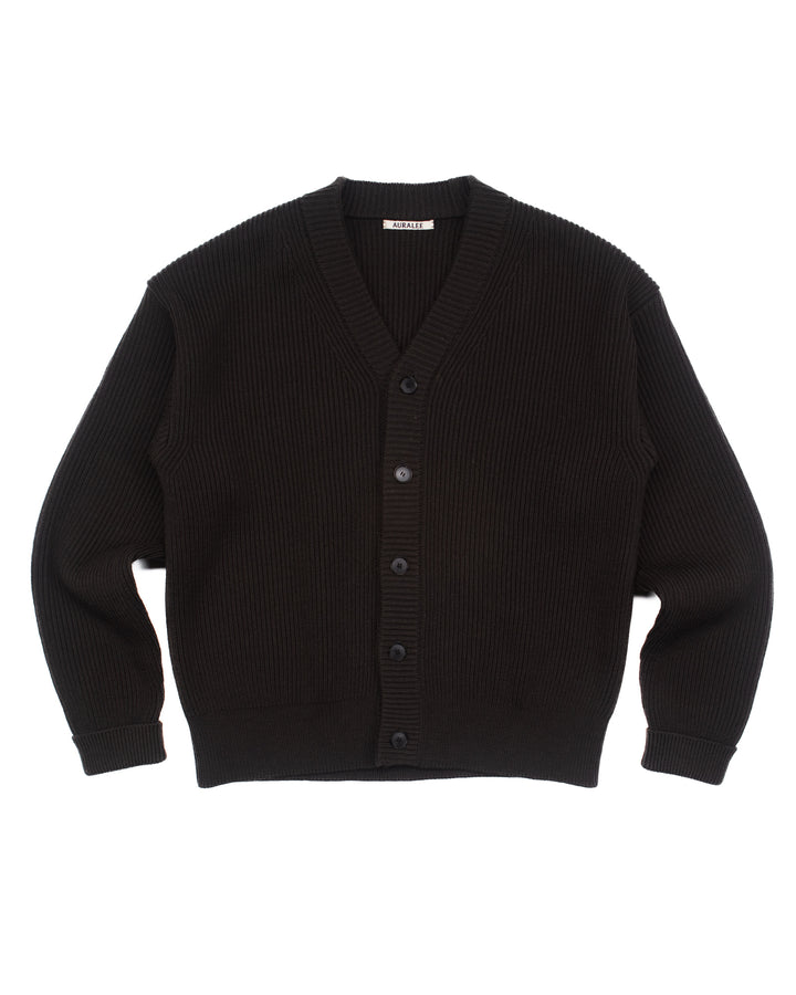 French Merino Rib Knit Cardigan #1570