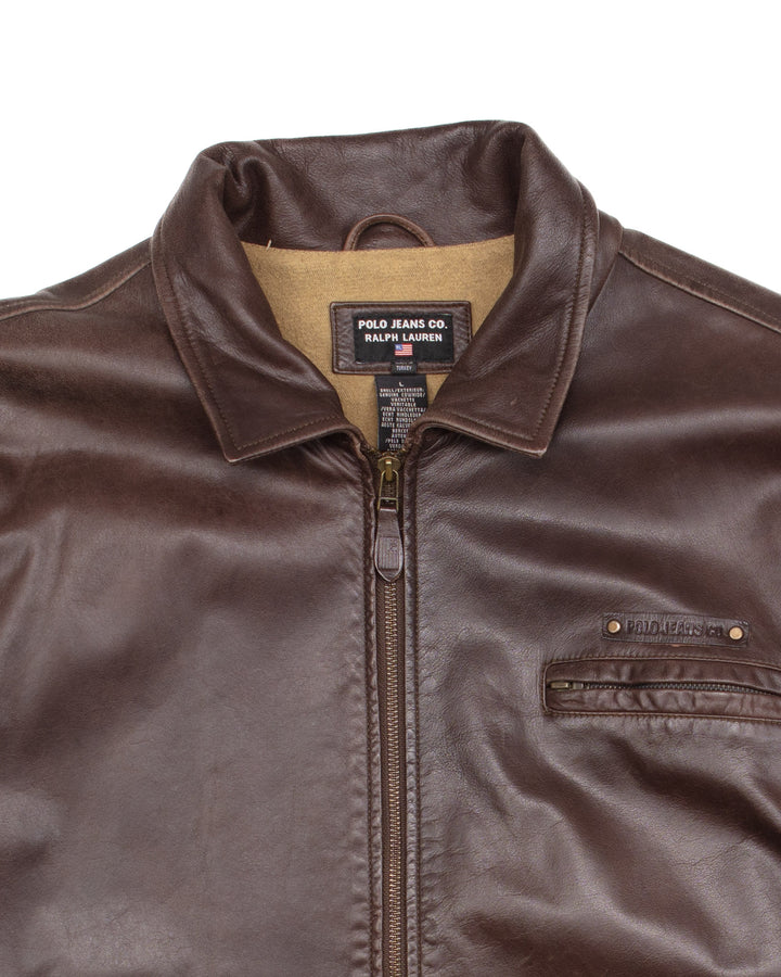 Leather Flight Jacket #1647