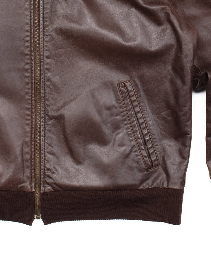 Leather Flight Jacket #1647