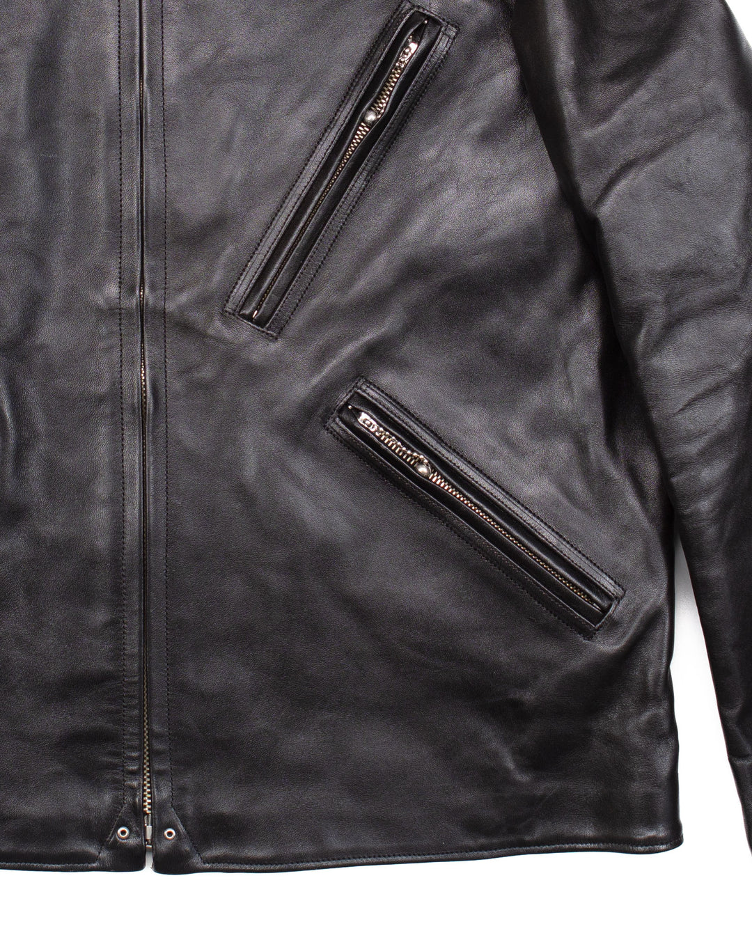 Mariana Leather Jacket in Black Horsehide #1605