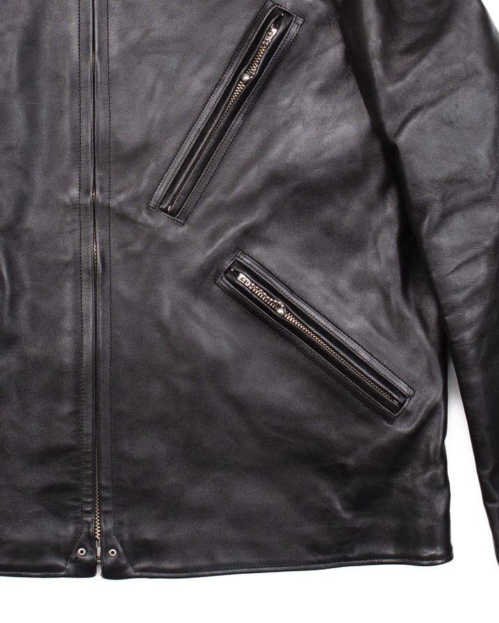 Mariana Leather Jacket in Black Horsehide #1605