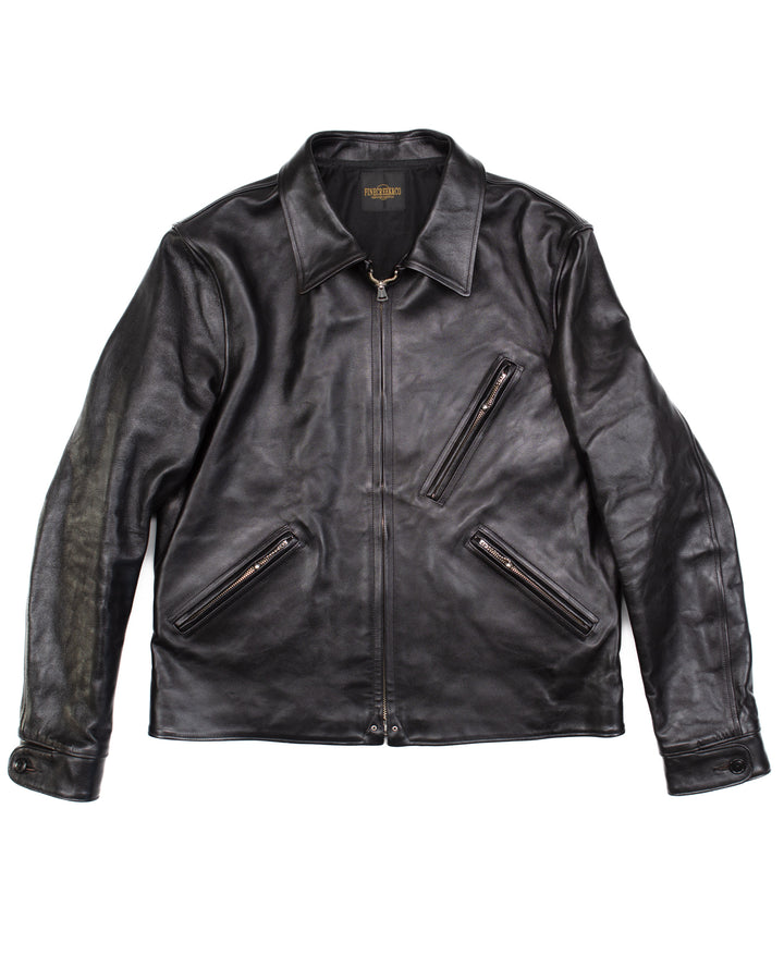Mariana Leather Jacket in Black Horsehide #1605