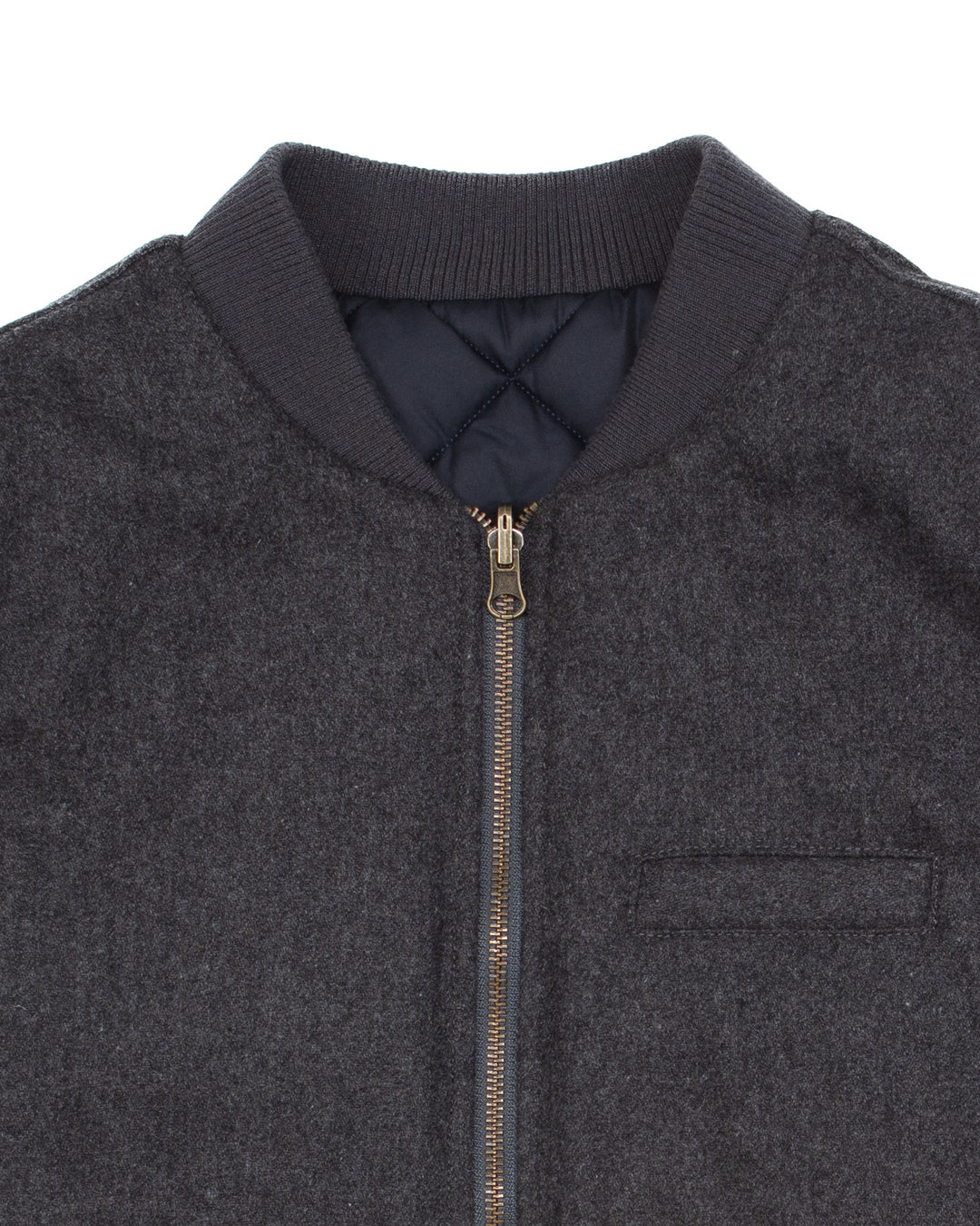 The Owl Reversible Vest in Charcoal #1638