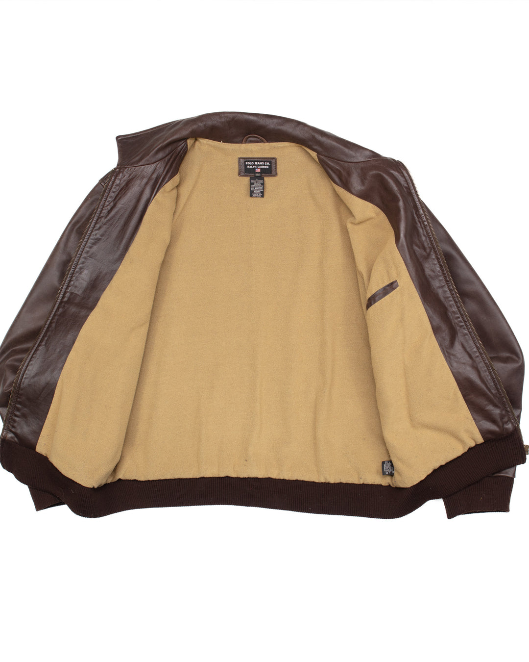 Leather Flight Jacket #1647