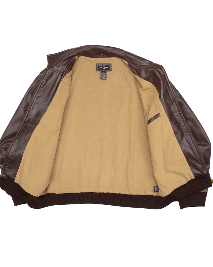 Leather Flight Jacket #1647