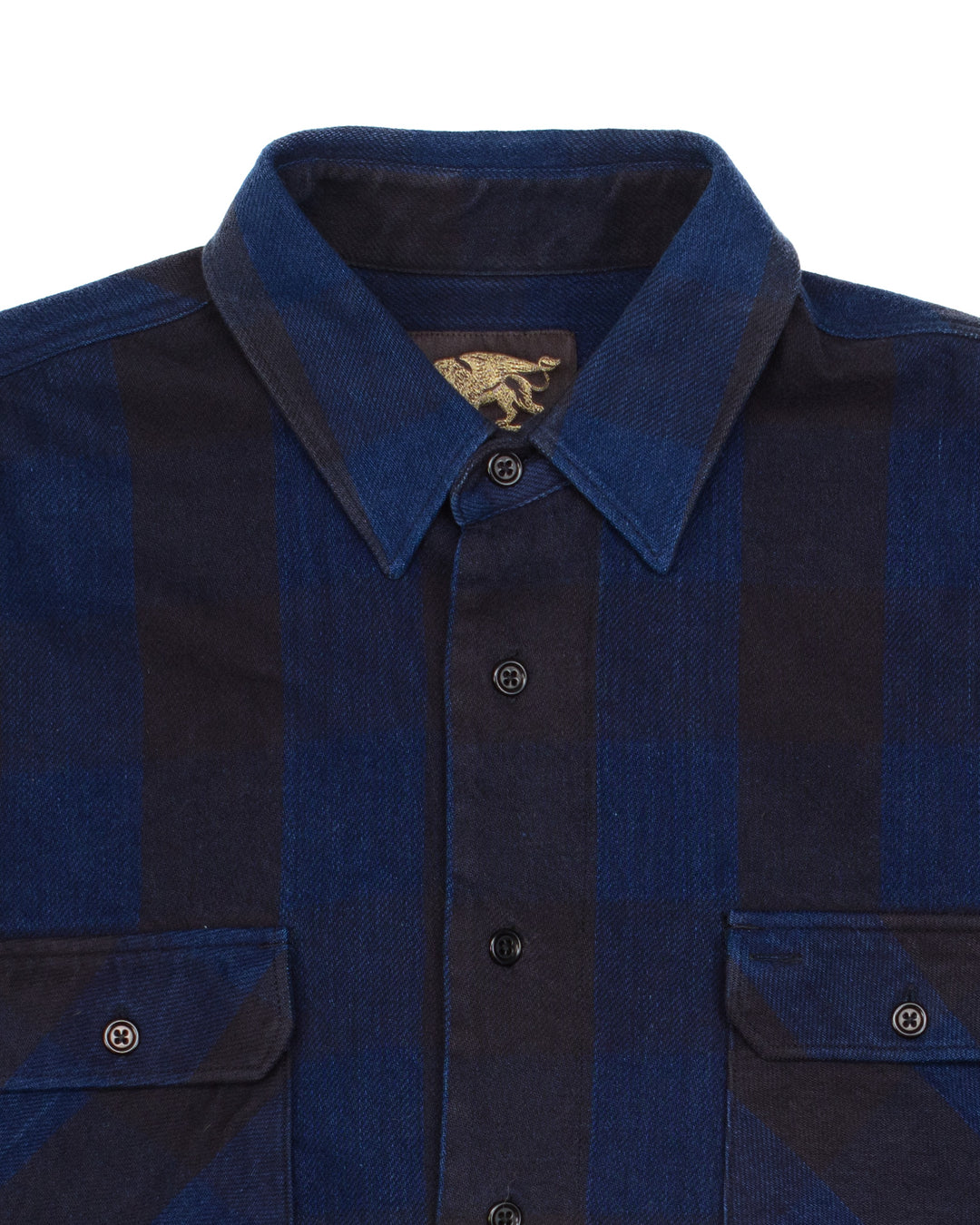 Norris Blue & Black Flannel Shirt #1589
