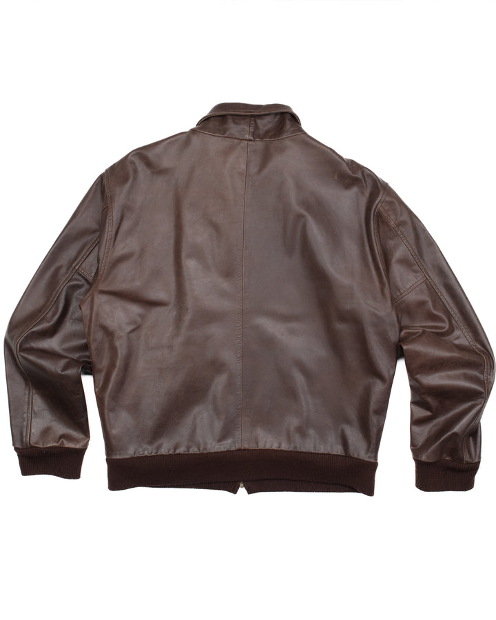 Leather Flight Jacket #1647