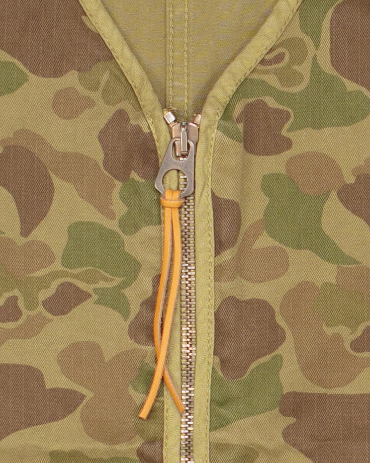The Scott Deck Vest in HBT Frogskin Camo