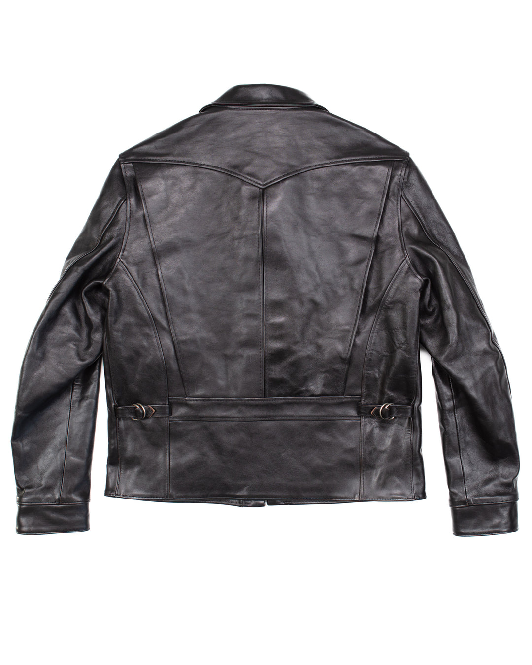 Mariana Leather Jacket in Black Horsehide #1605