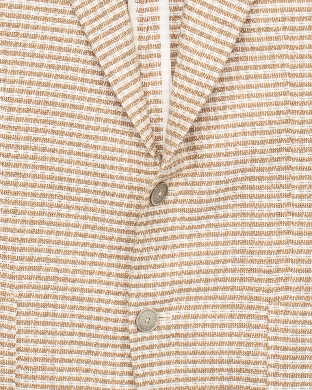 'Dakar' Checked Blazer in Beige #1603