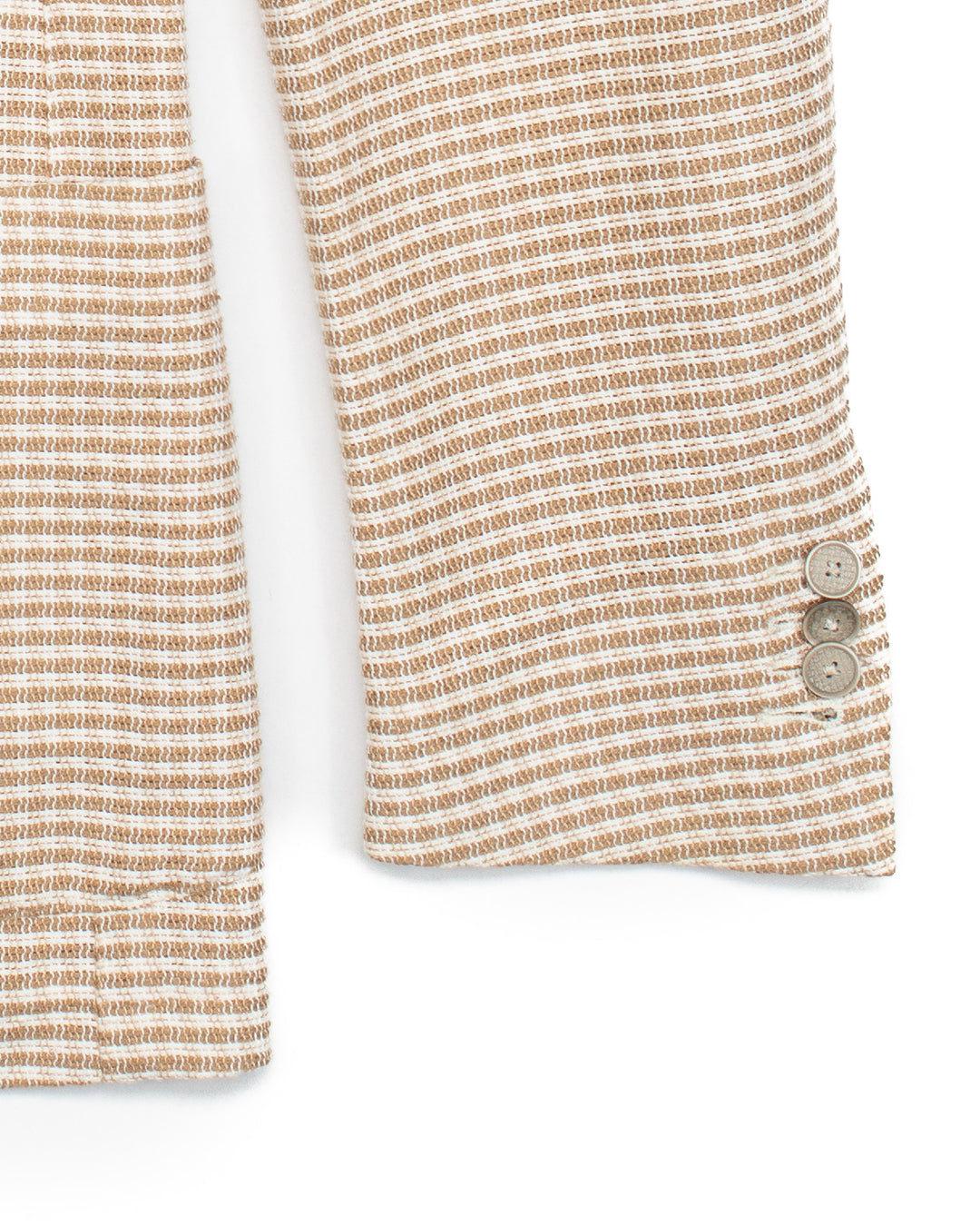 'Dakar' Checked Blazer in Beige #1603