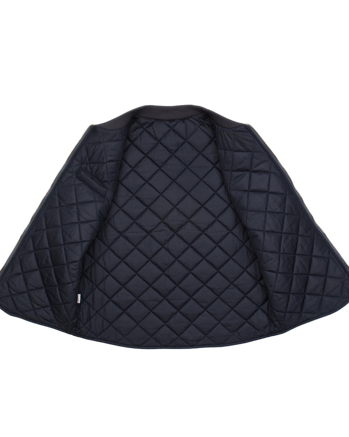 The Owl Reversible Vest in Charcoal #1638