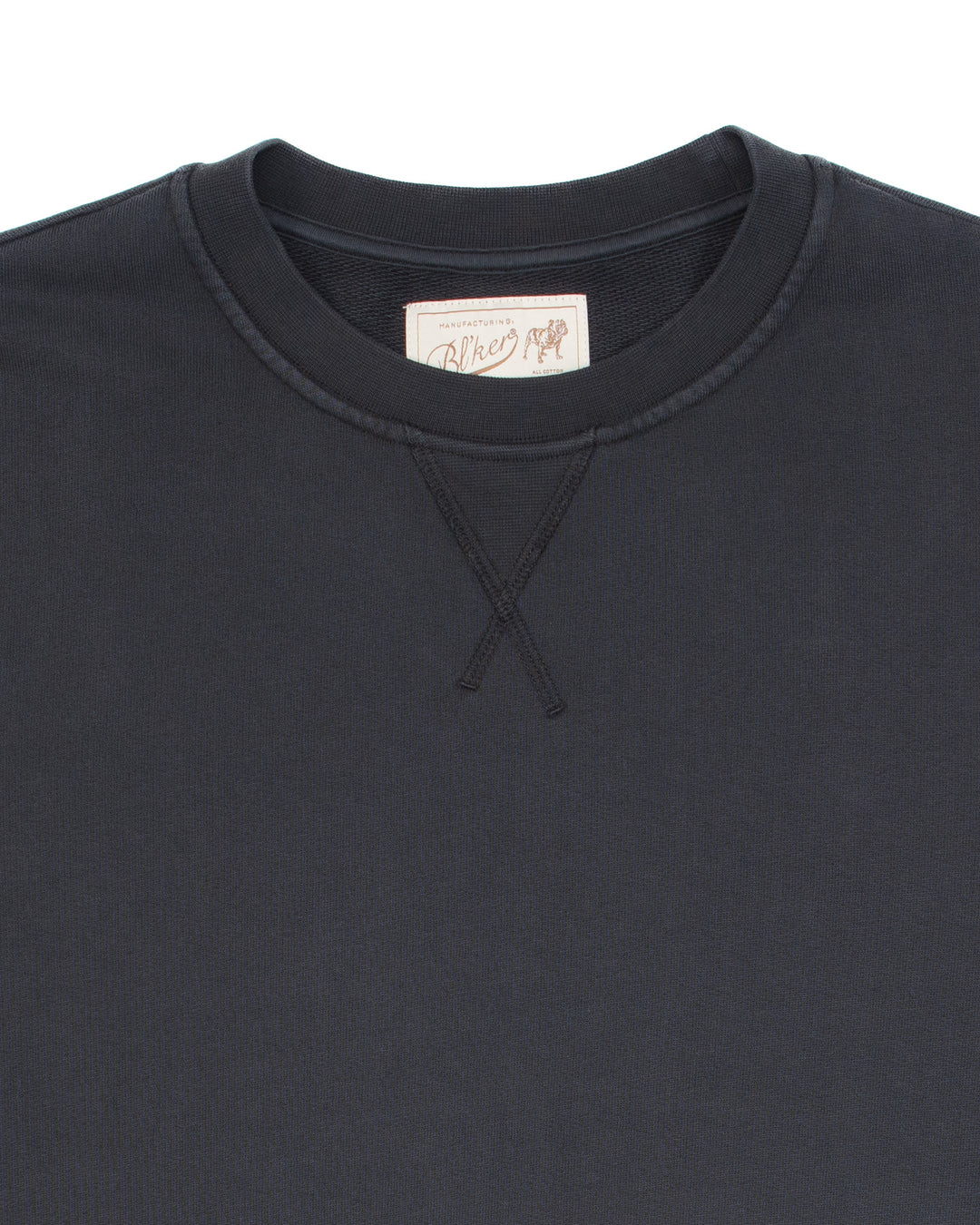 The Stanford Crewneck in Faded Black