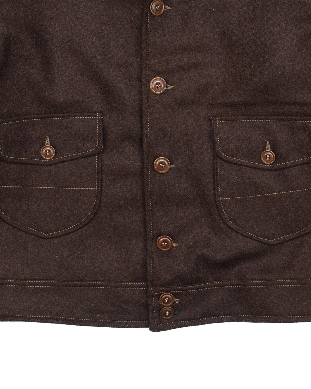 Shawl Collar Jacket 707F-SE430 in Melton Wool #1613