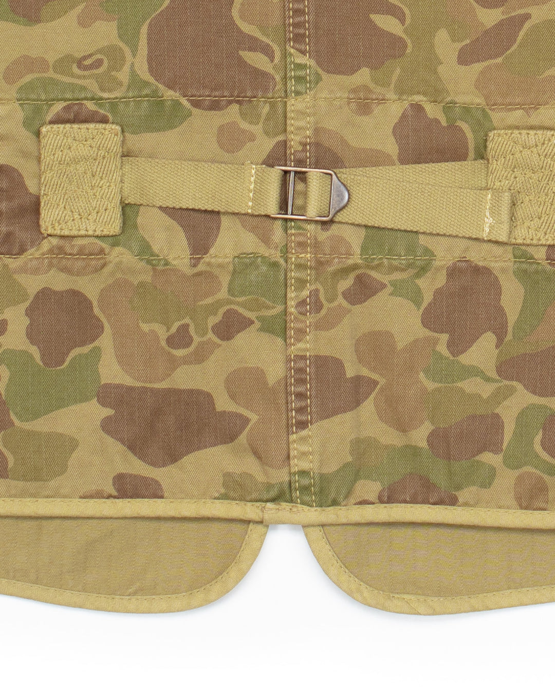 The Scott Deck Vest in HBT Frogskin Camo