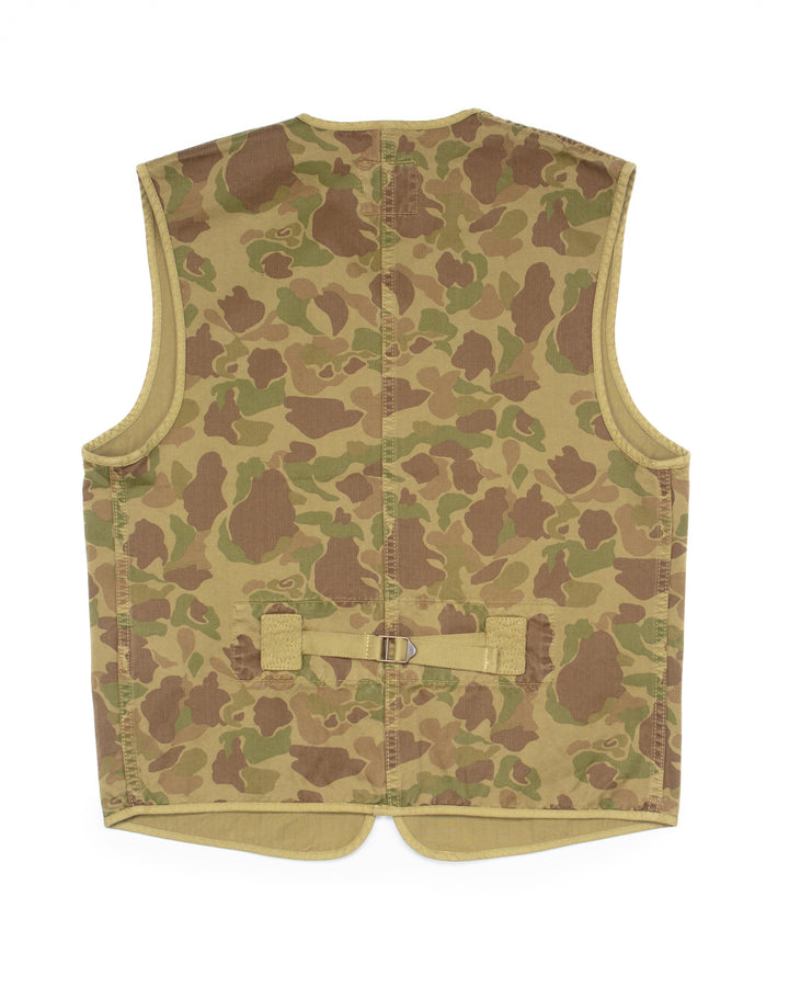 The Scott Deck Vest in HBT Frogskin Camo