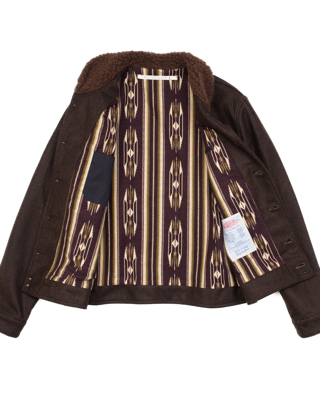 Shawl Collar Jacket 707F-SE430 in Melton Wool #1613