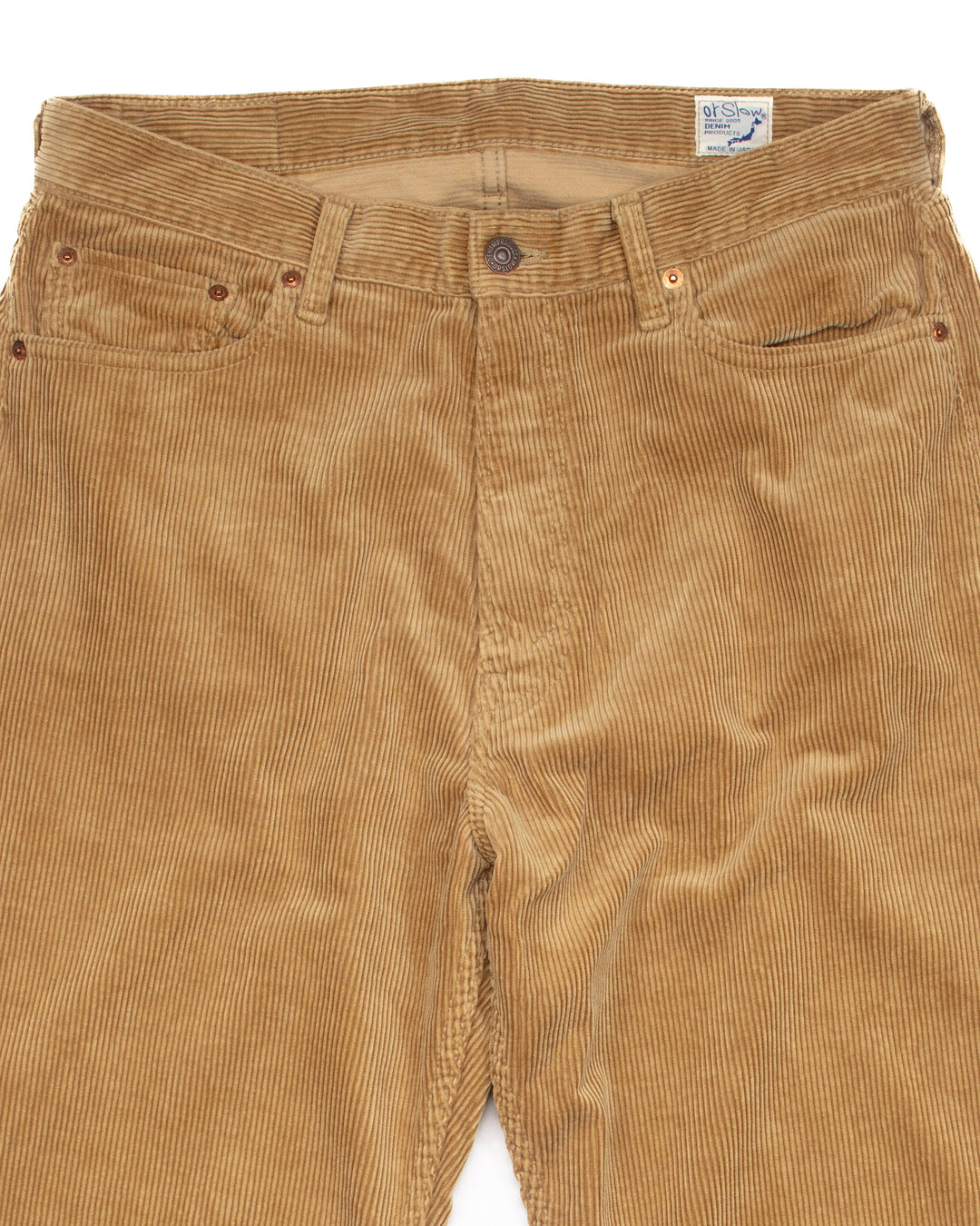 101 Dad Fit Corduroy Pants Tan #1566