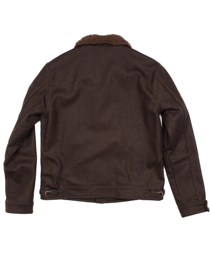 Shawl Collar Jacket 707F-SE430 in Melton Wool #1613