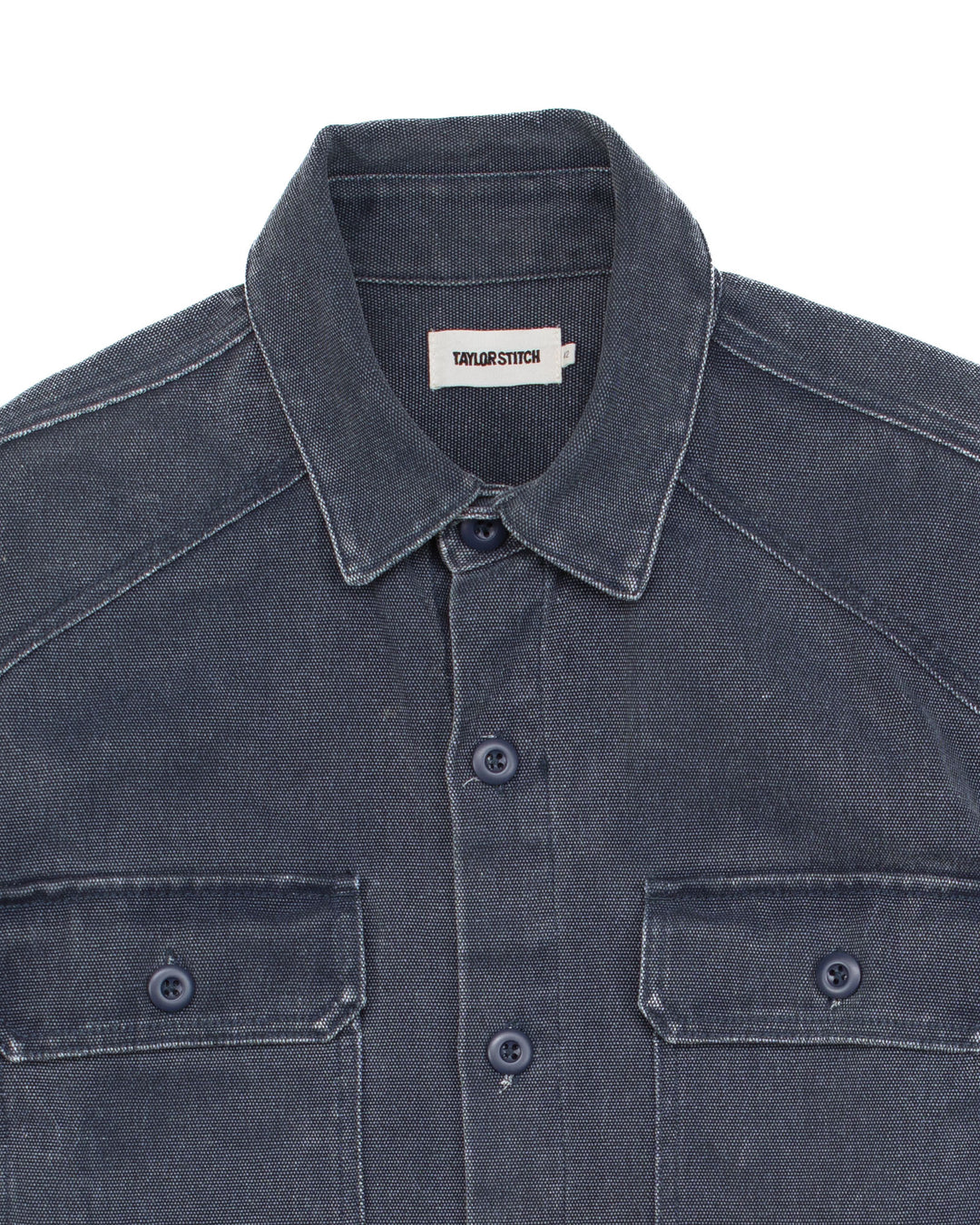 The Shop Shirt in Navy Chipped Canvas #1591