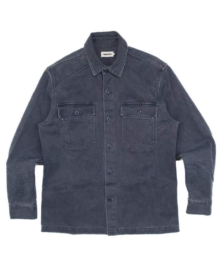 The Shop Shirt in Navy Chipped Canvas #1591