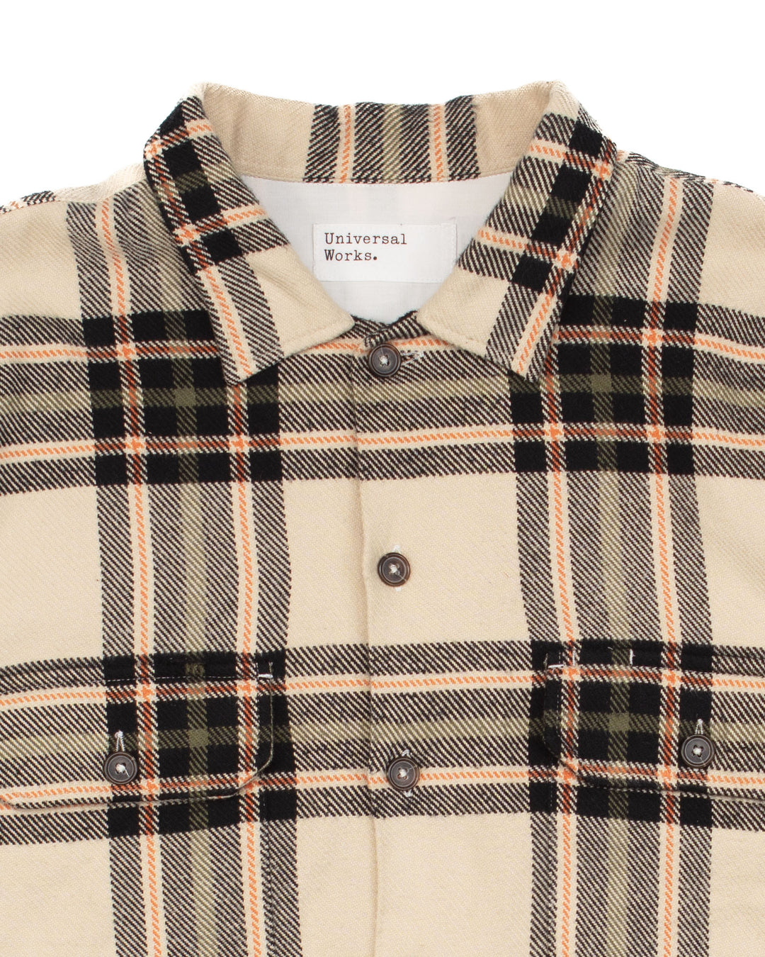 Plaid Wool Utility Shirt #1618