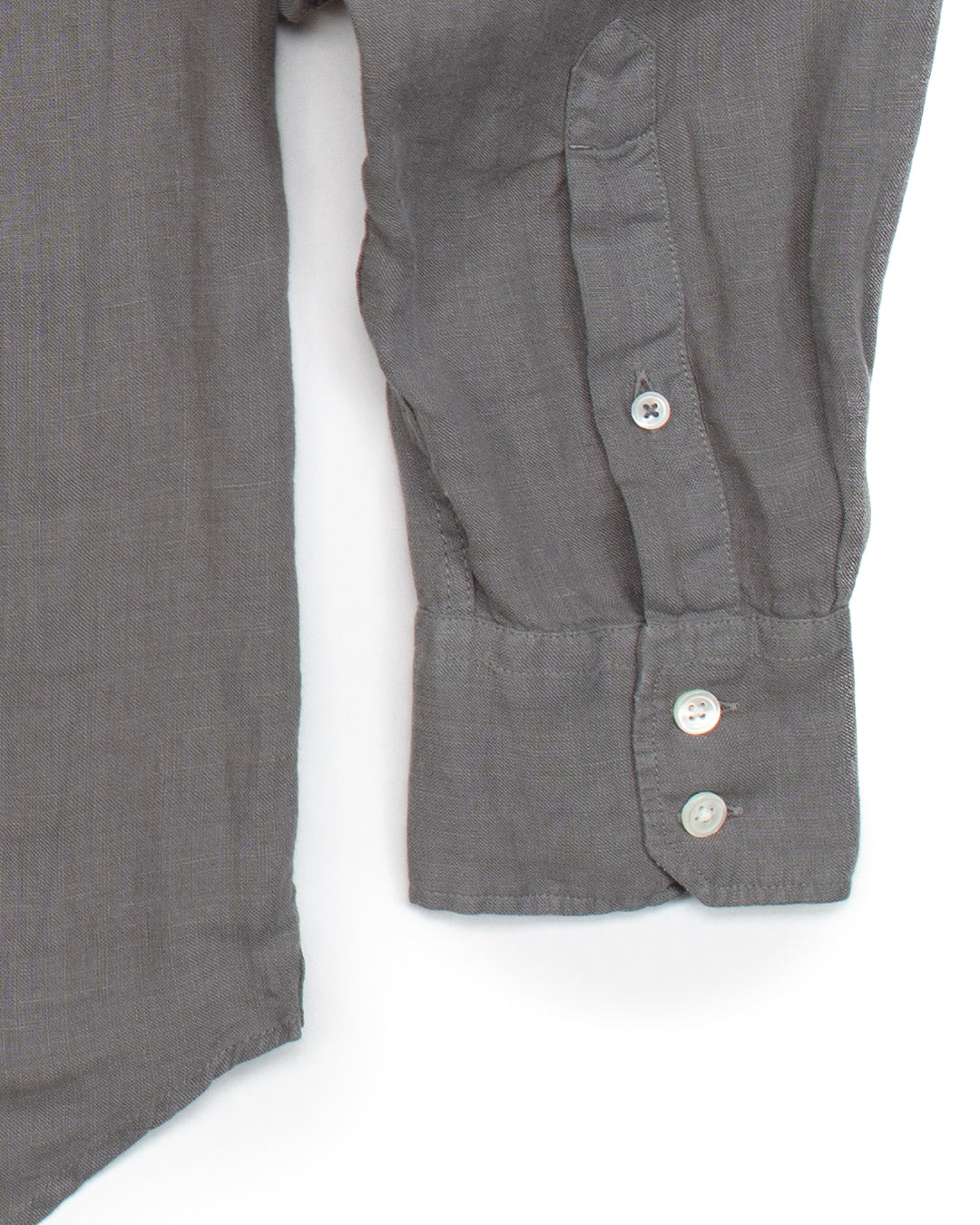 Paul Shirt in Faded Charcoal Linen