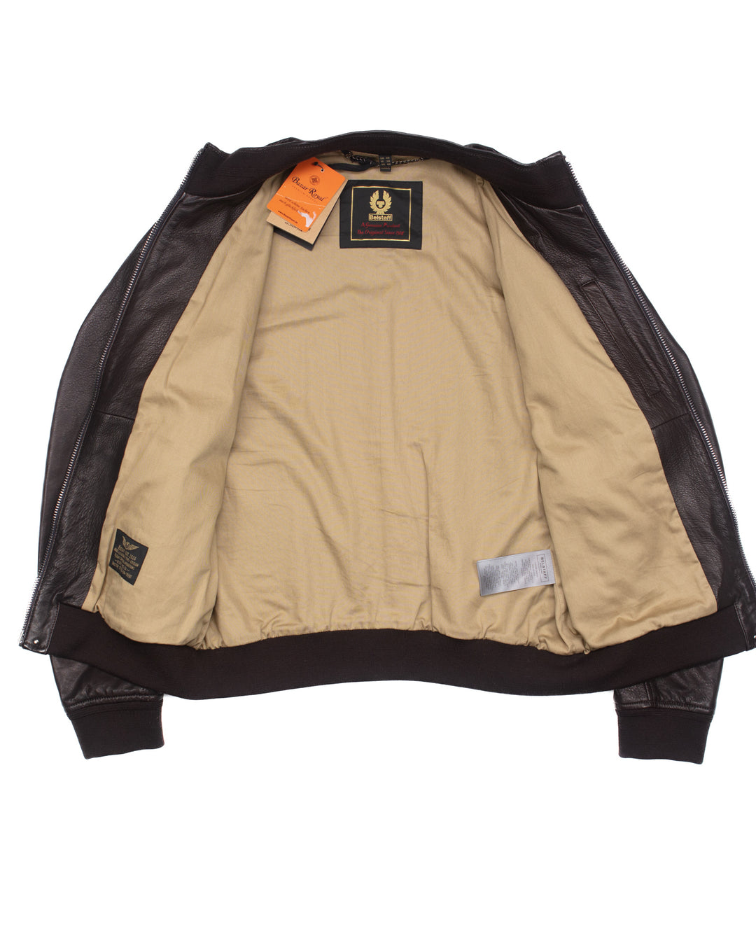 Pilot Flight Jacket in Brown Leather #1574