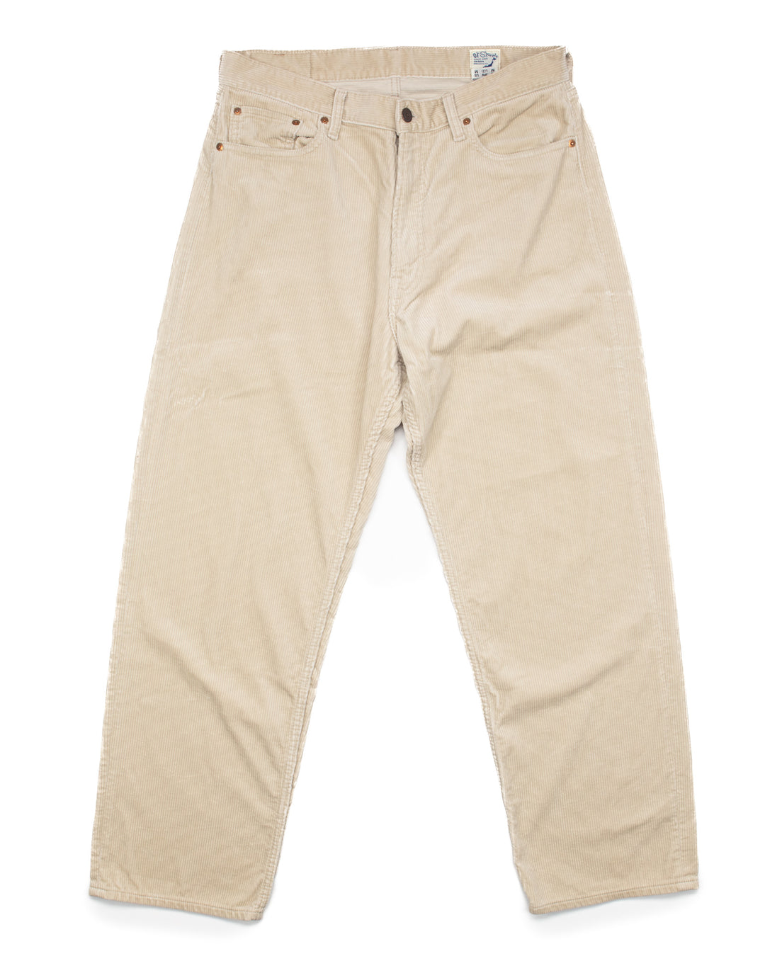 101 Dad Fit Corduroy Pants Ivory #1567