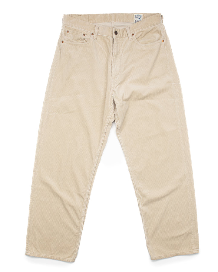 101 Dad Fit Corduroy Pants Ivory #1567