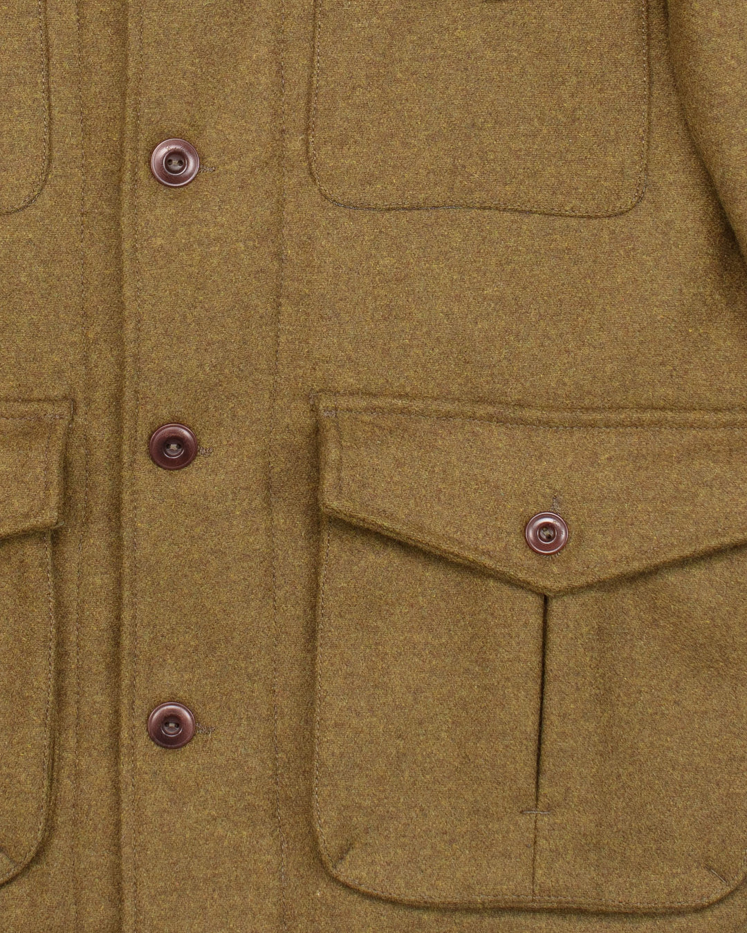Field Jacket in Olive Wool #1600