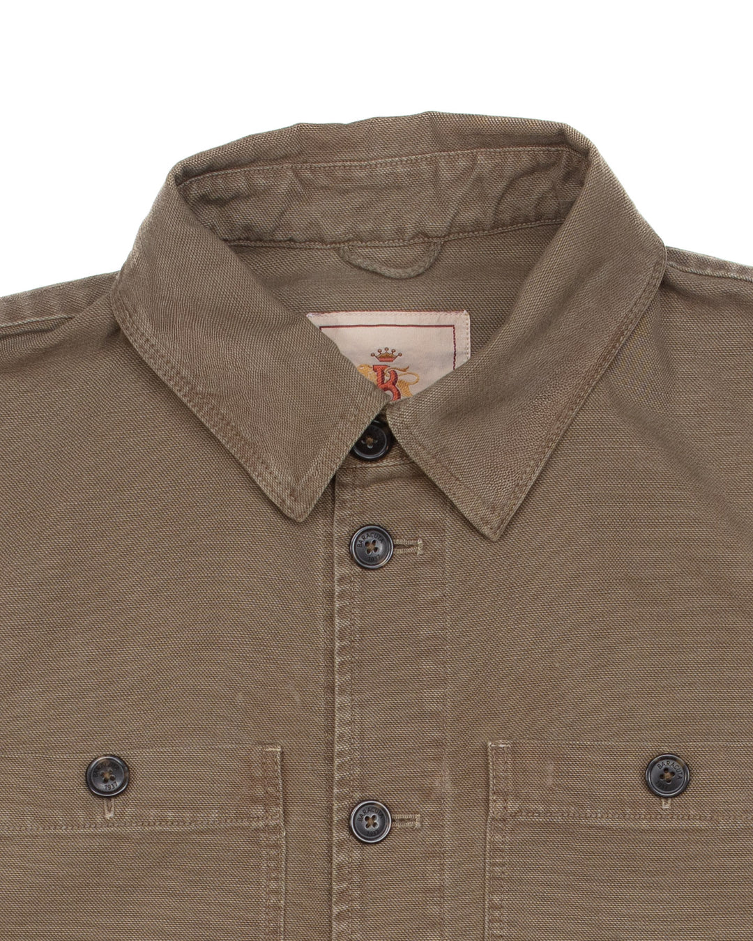 Canvas Garment Dyed Overshirt