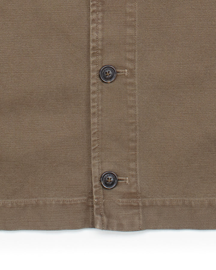 Canvas Garment Dyed Overshirt