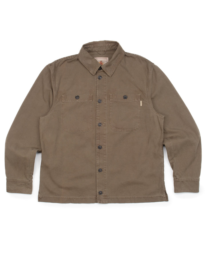 Canvas Garment Dyed Overshirt